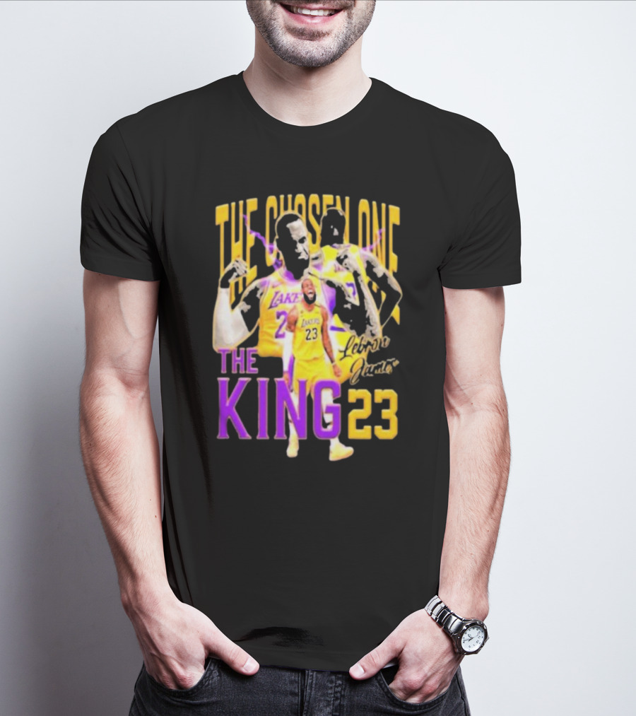 The Chosen One The King 23 LeBron James Lakers T-Shirt