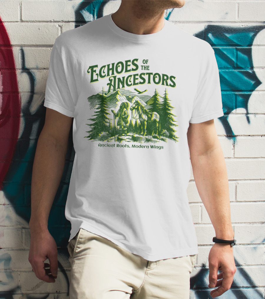 Echoes Of The Ancestors Ancient Roots Modern Wings T-Shirt
