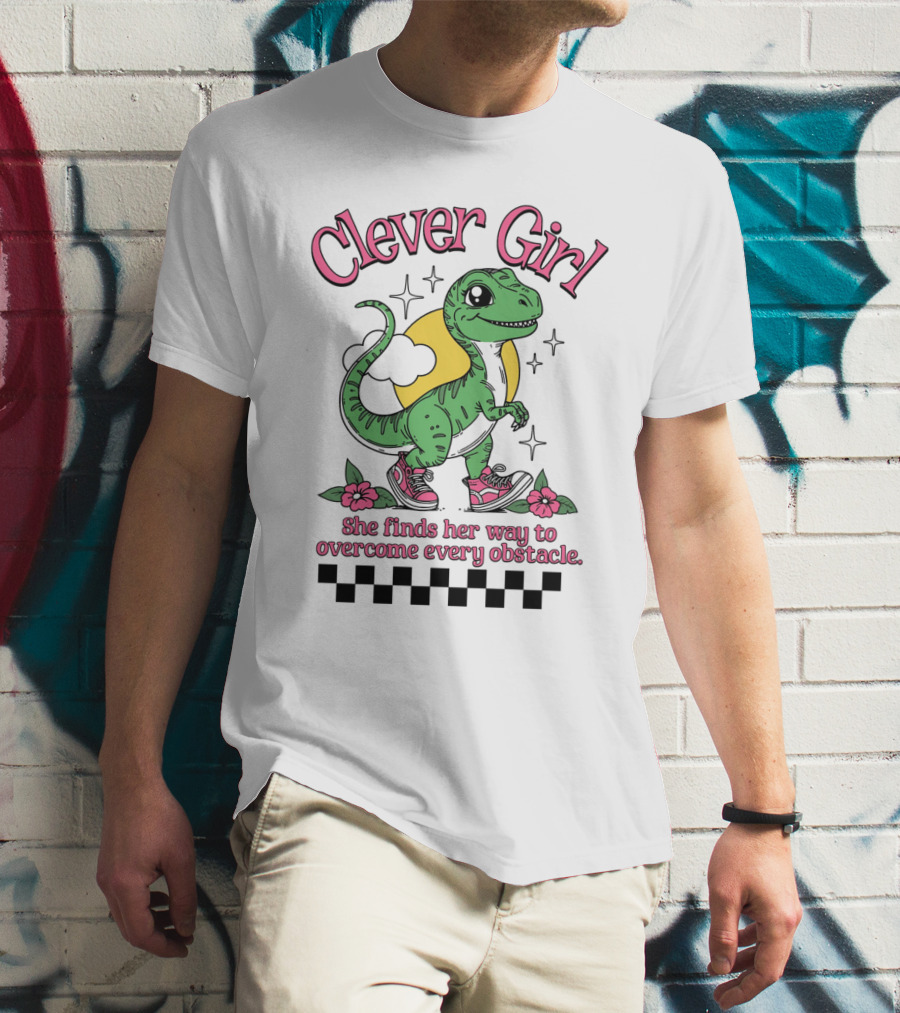 Clever Girl She Finds Her Way To Overcome Every Obstacle T-Shirt