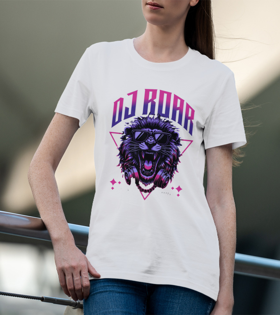 DJ Roar Lion Head HTTL Apparal T-Shirt
