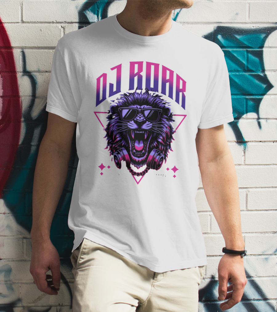 DJ Roar Lion Head HTTL Apparal T-Shirt