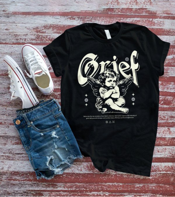 Grief Cupid Streetwear Angelic Expression Collection T-Shirt