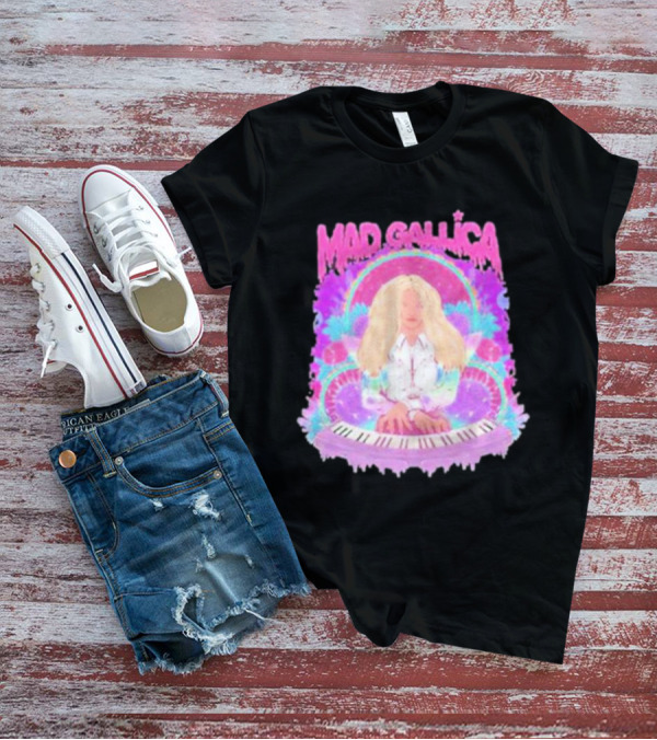 MAD GALLICA PINK RETRO PSYCHEDELIC KEYBOARD T-Shirt