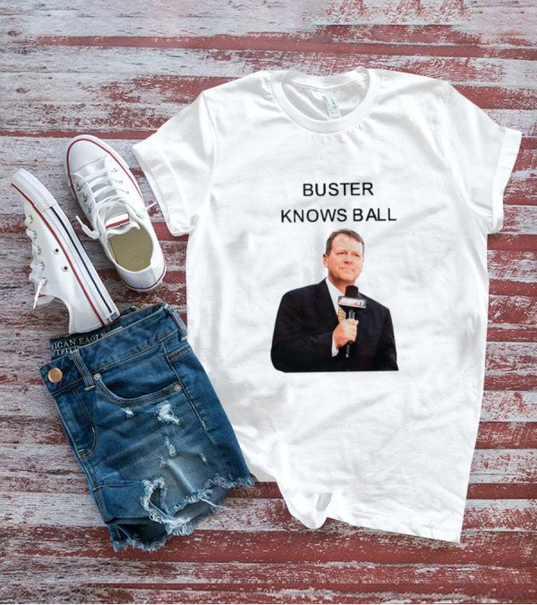 Buster Olney Knows Ball ESPN Microphone Image T-Shirt