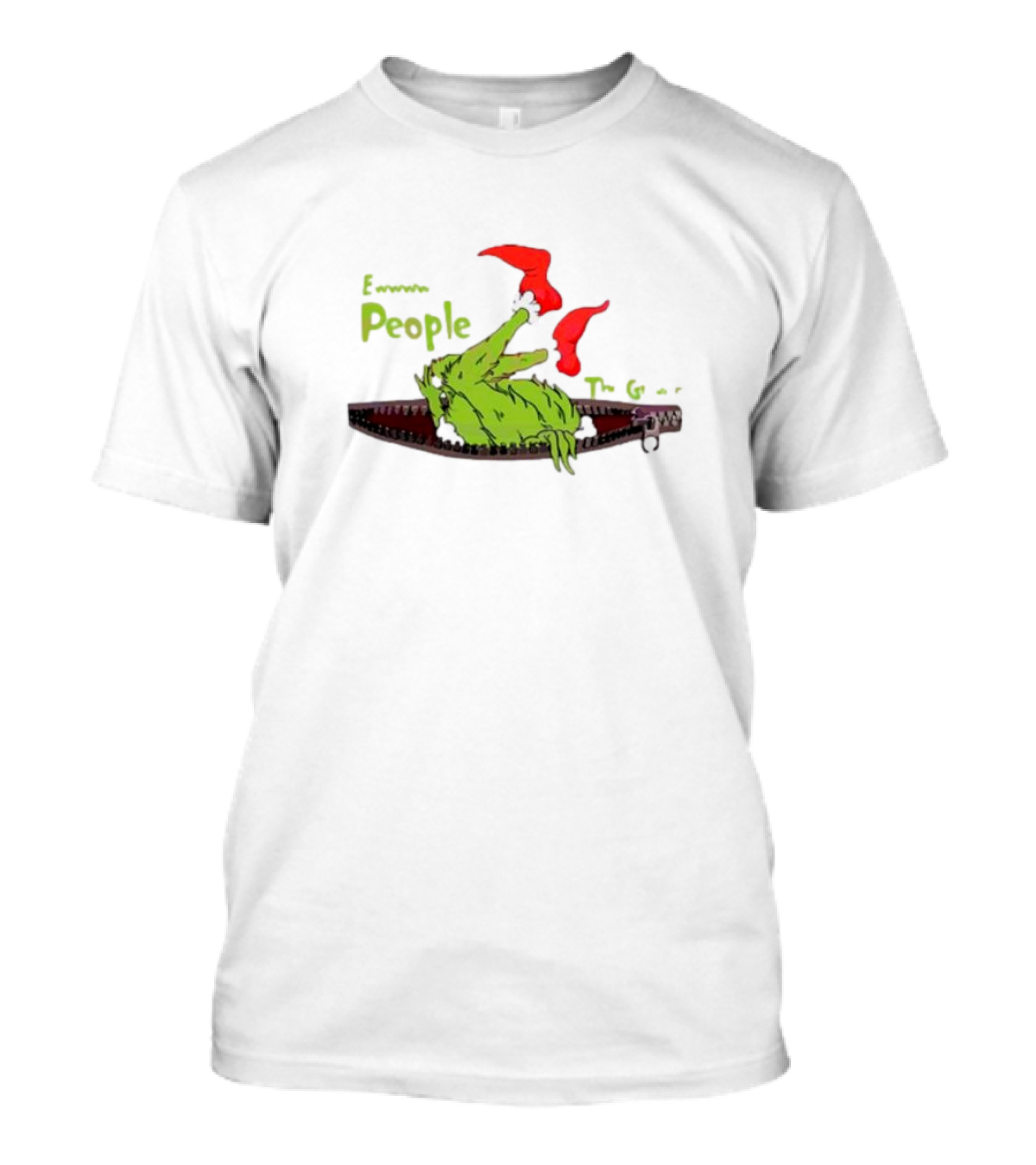Ew People The Grinch Christmas Funny T-Shirt