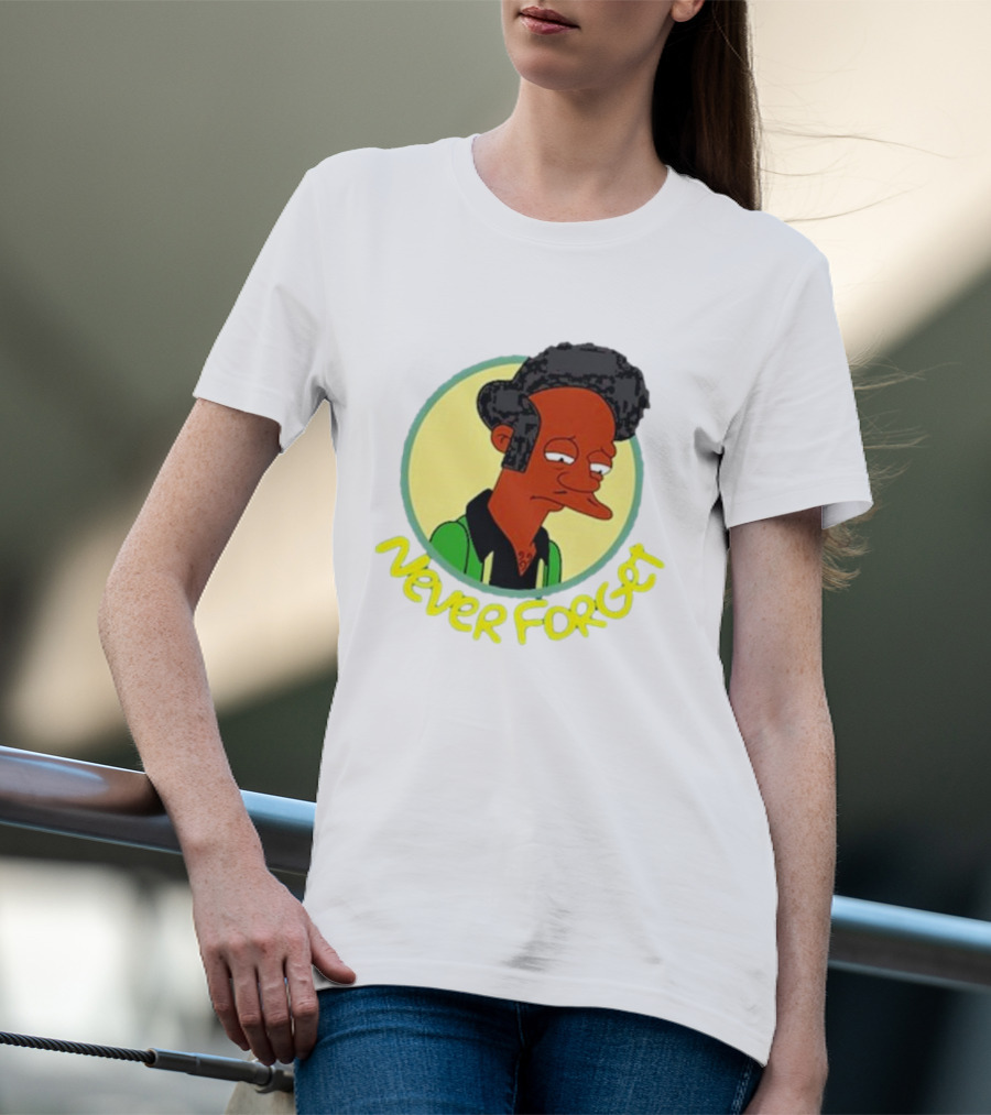 Never Forget Apu Simpsons Character T-Shirt