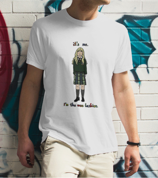 Derry Girls It's Me I'm The Wee Lesbian Sweater School Uniform Skirt T-Shirt