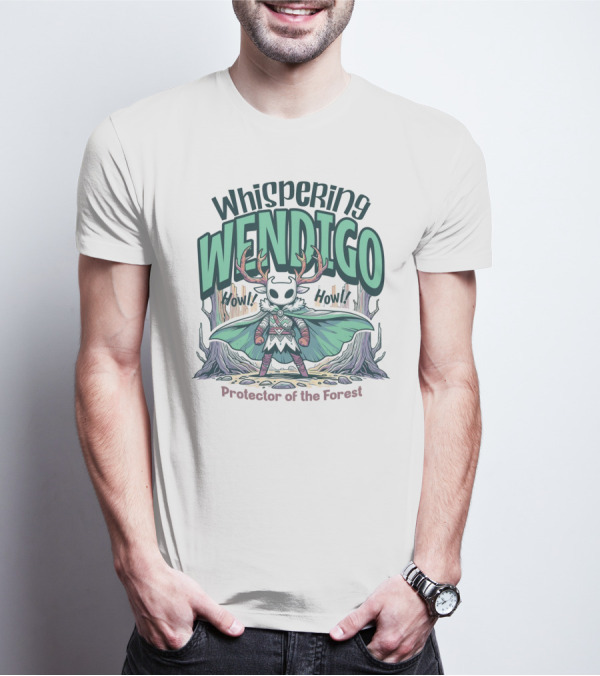 Whispering Wendigo Protector Of The Forest T-Shirt