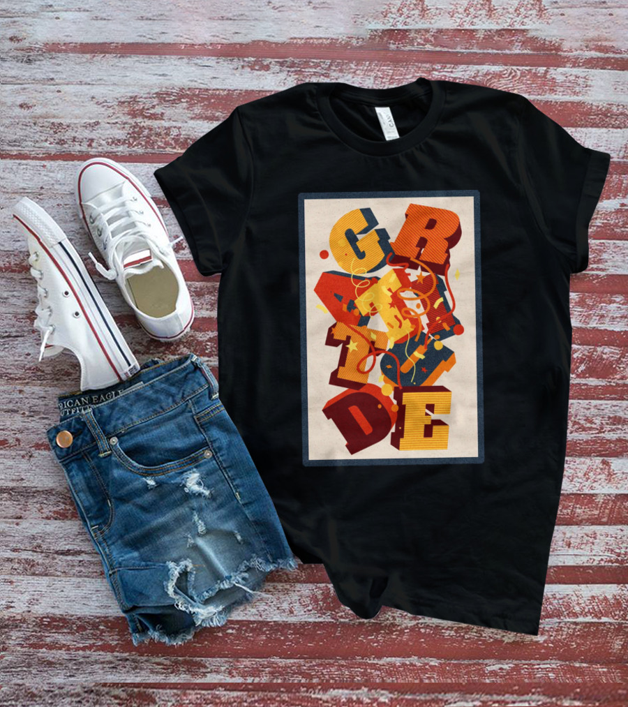 GRADE 3D Letter Explosion T-Shirt