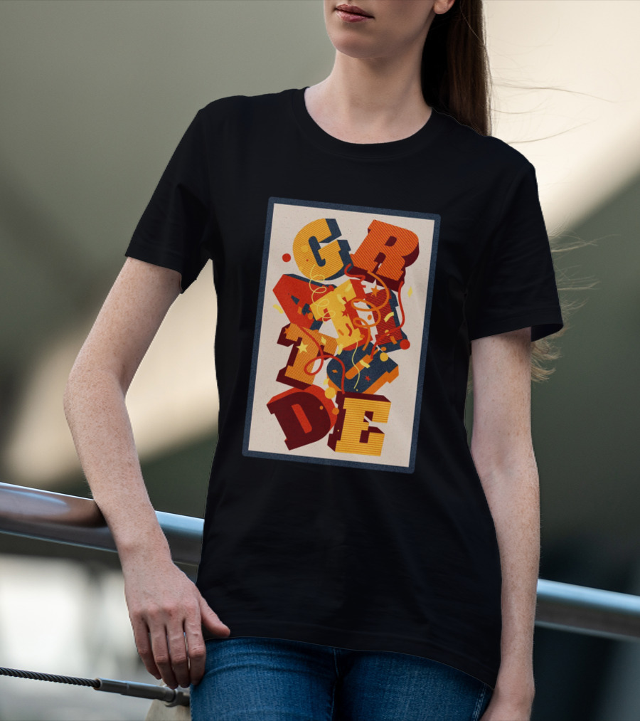 GRADE 3D Letter Explosion T-Shirt