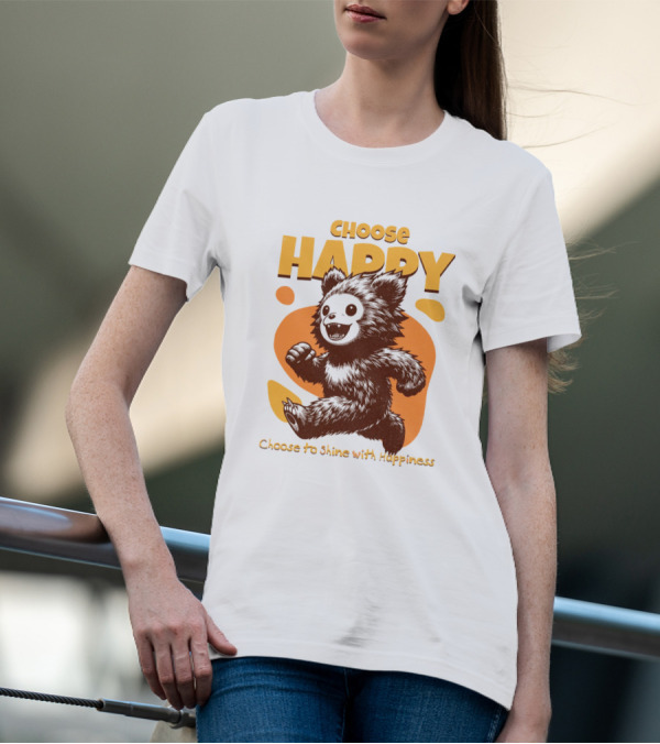 Choose Happy Choose To Shine With Happiness T-Shirt