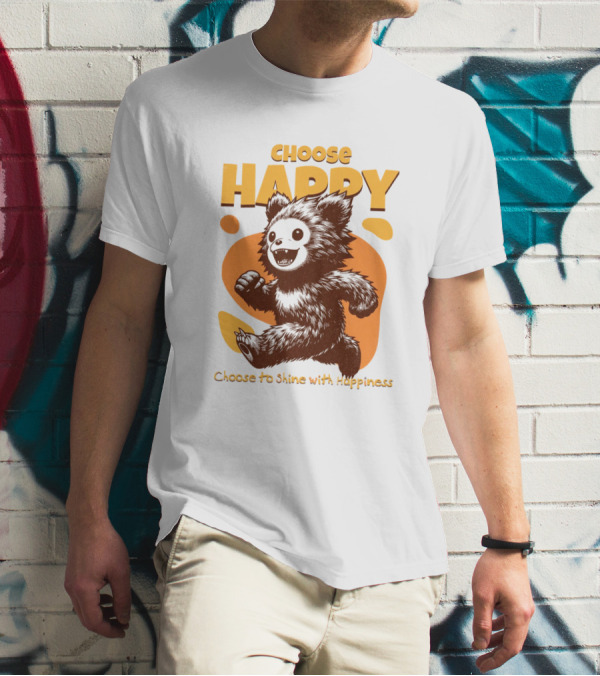 Choose Happy Choose To Shine With Happiness T-Shirt