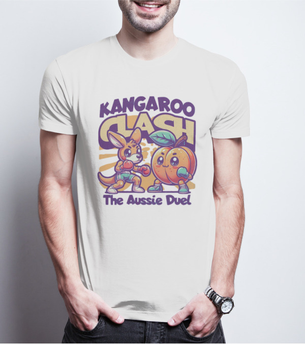 Kangaroo Clash The Aussie Duel T-Shirt