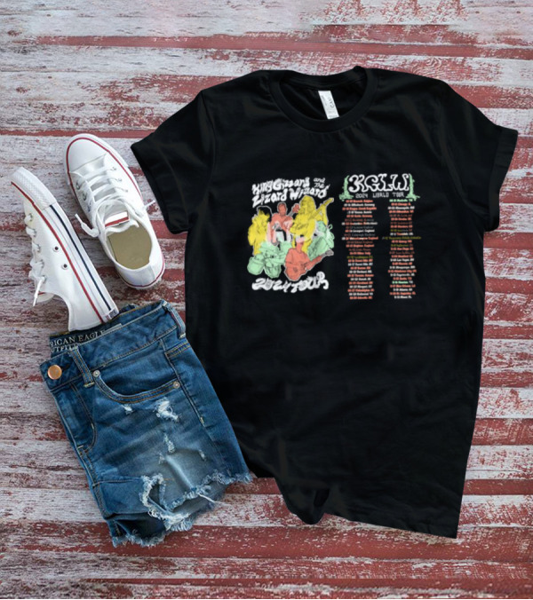King Gizzard And The Lizard Wizard 2024 World Tour Dates KGLW 2024 Tour T-Shirt