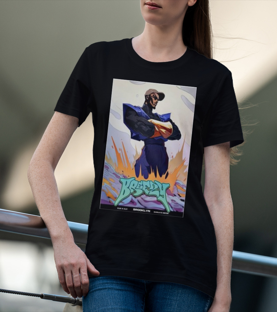 Chris Brown Breezy Barclays Center Brooklyn NY June 16-17 2024 Anime T-Shirt