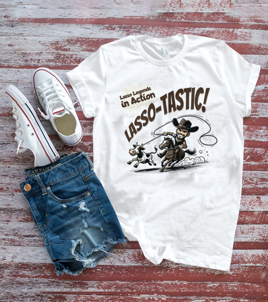 Lasso Legends In Action Lasso-Tastic Cowboy Adventure T-Shirt