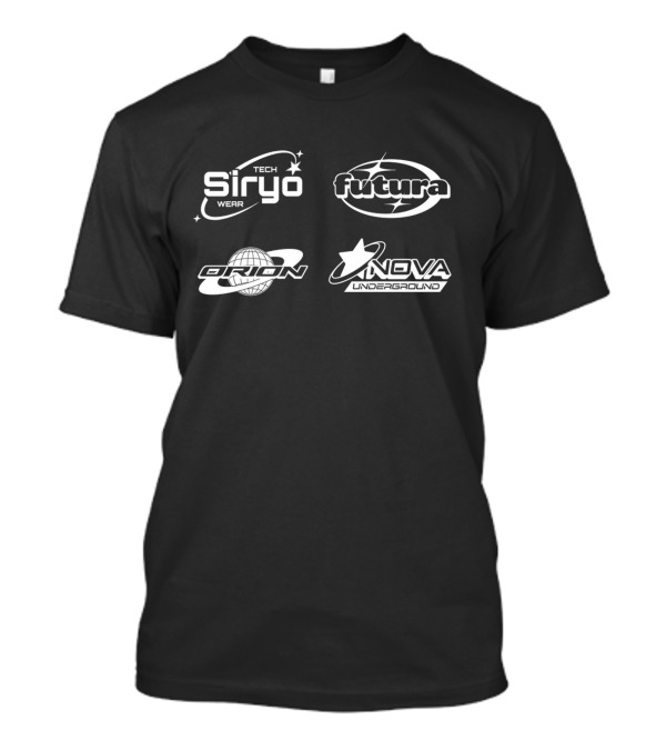 Streetwear Logo Sheet Set 1 Log Siryo Tech Wear Futura Orion Nova Underground T-Shirt