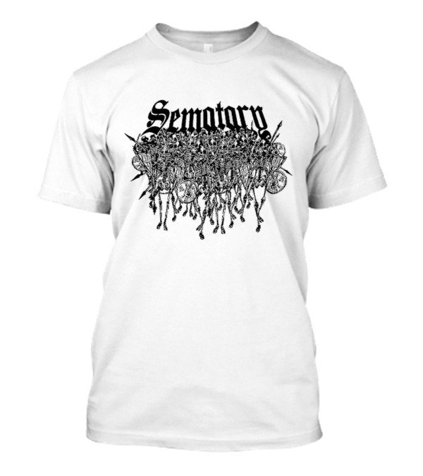 Sematary Skelling Tons Skeleton Chains T-Shirt