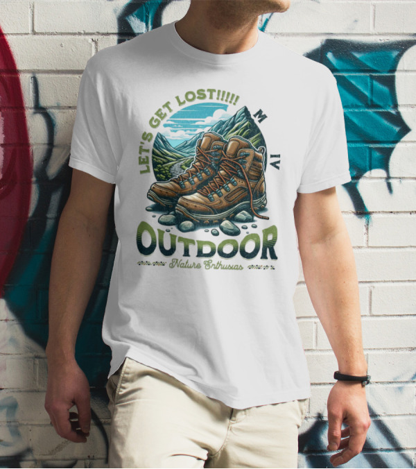 LET'S GET LOST OUTDOOR NATURE ENTHUSIAST T-Shirt