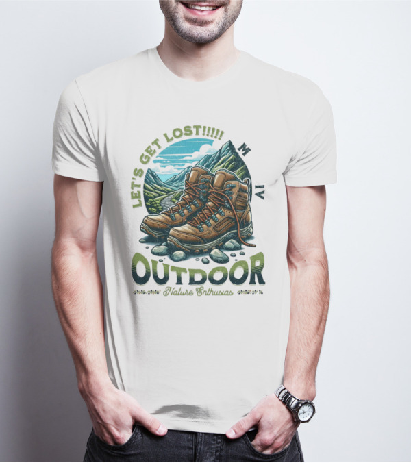 LET'S GET LOST OUTDOOR NATURE ENTHUSIAST T-Shirt