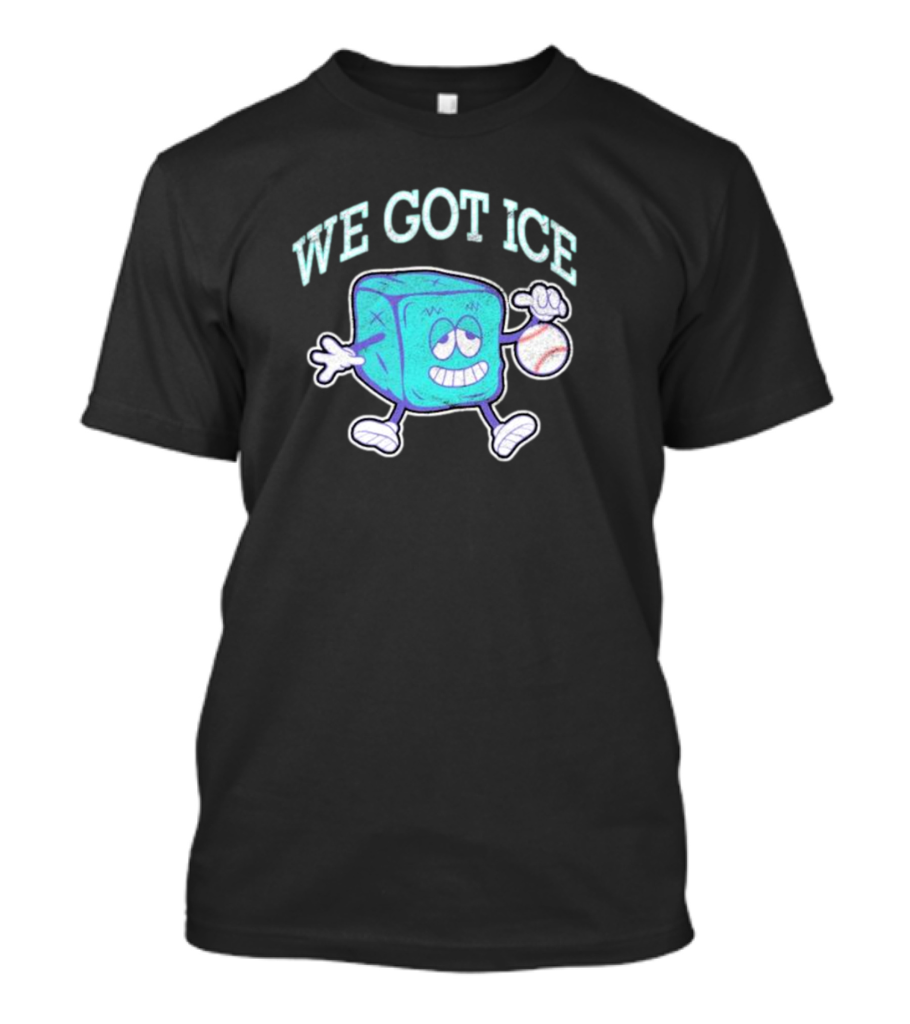 We Got Ice 90’s Baseball Mascot Cube T-Shirt