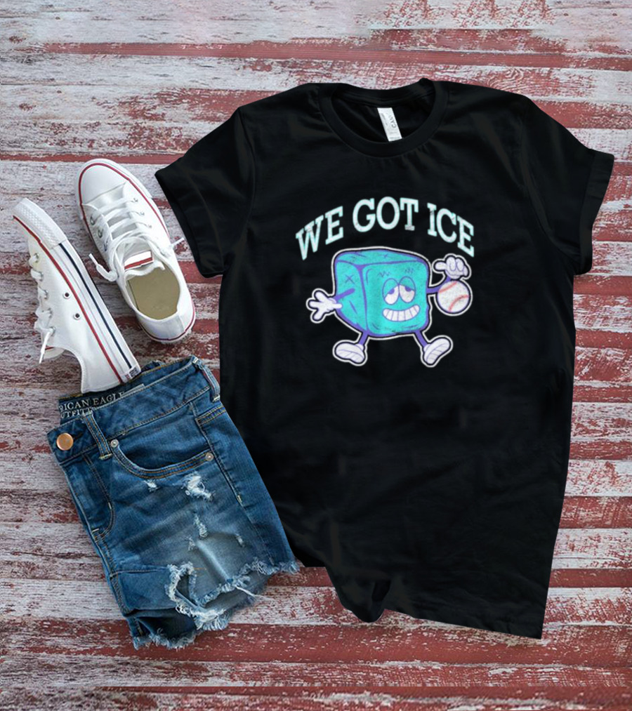 We Got Ice 90’s Baseball Mascot Cube T-Shirt