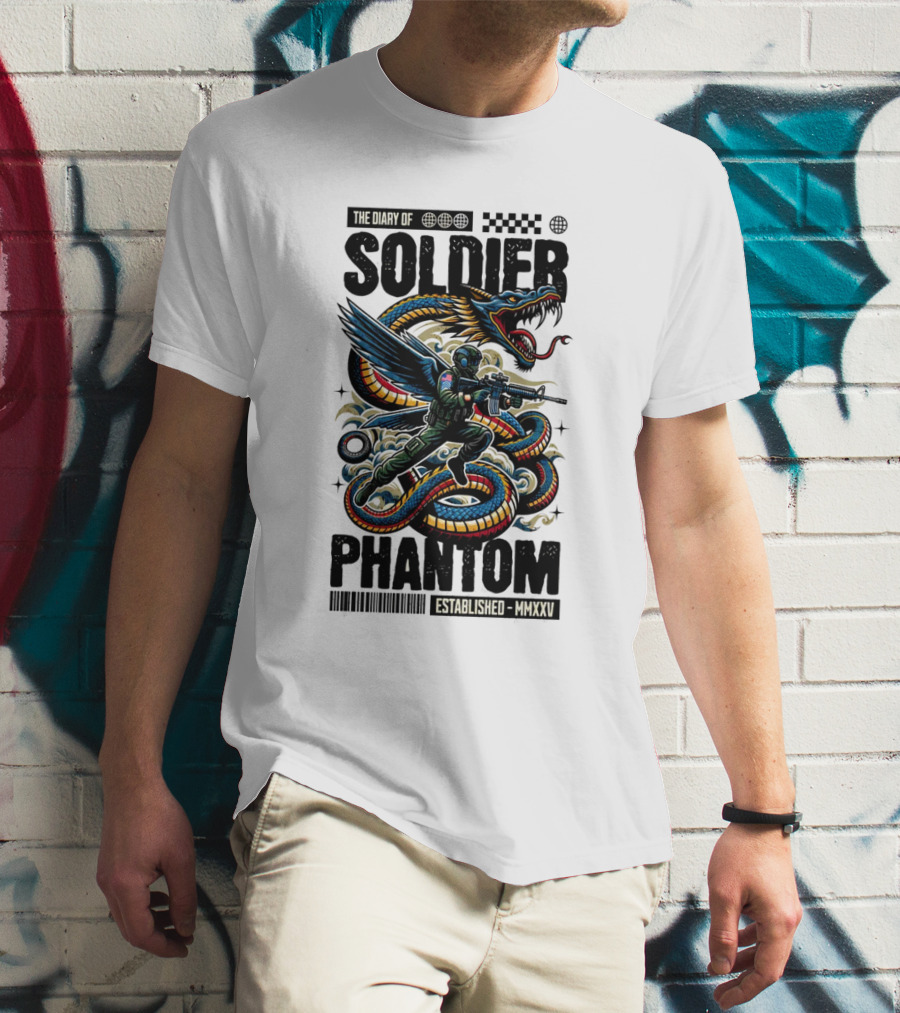 The Diary Of Soldier Phantom Established MMXXV T-Shirt