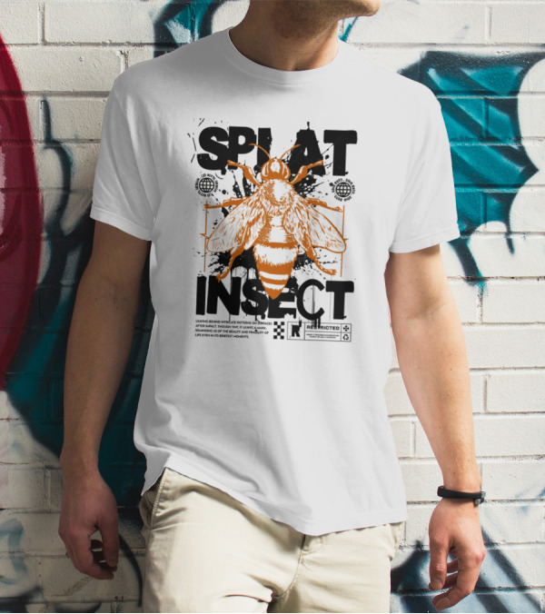 Splat Insect Restricted Warning T-Shirt