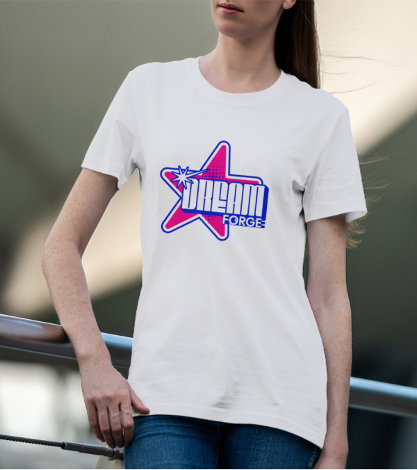 Dream Forge Star Bright Neon Retro T-Shirt