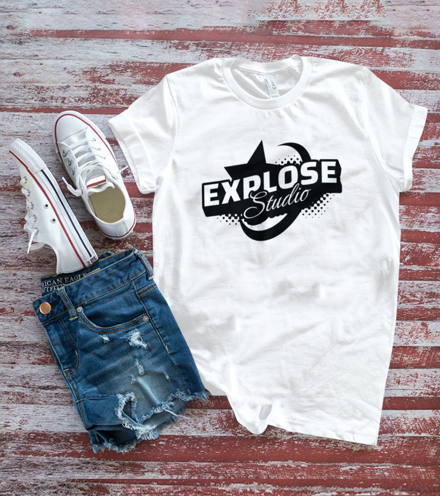 EXPL0SE Studio Starburst Halftone T-Shirt