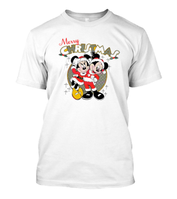 Merry Christmas Mickey And Minnie Disneyland Holiday Magic T-Shirt