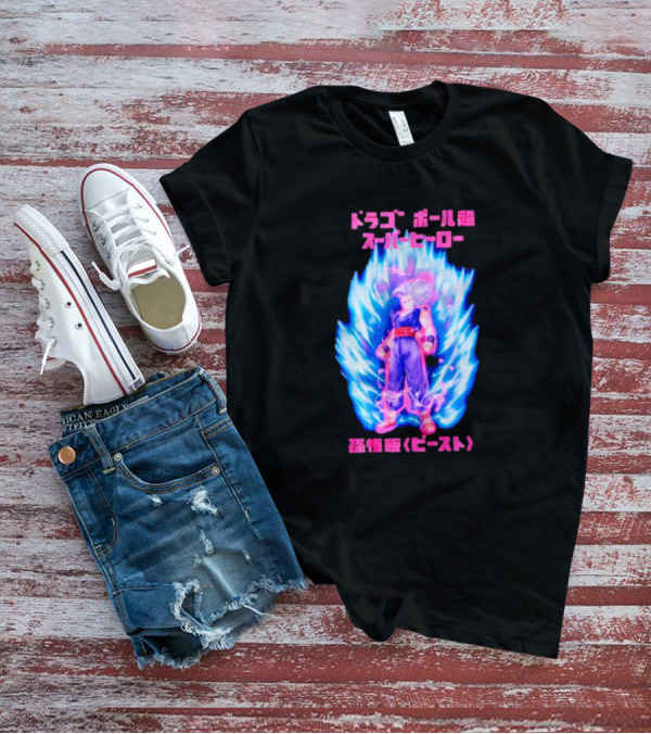 Dragon Ball Super Super Hero Gohan Beast Mineral Wash T-Shirt