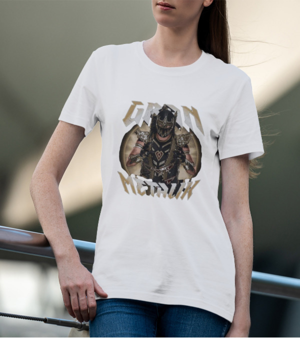 Gran Metalik Wrestling Masked Warrior Pose T-Shirt
