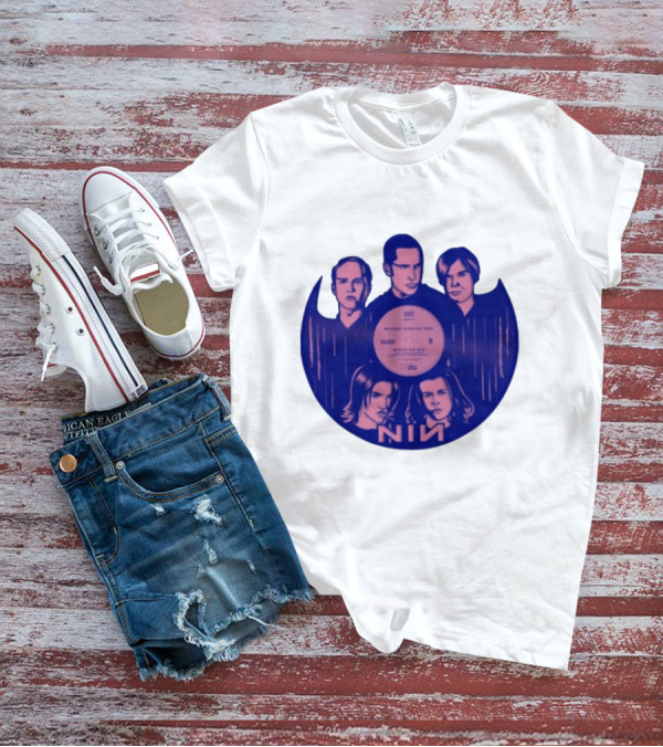 NIN Spiral Group Portrait With Record T-Shirt