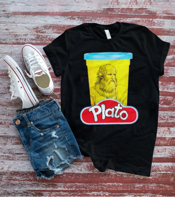 Plato Philosopher Meets Play Doh Parody Mashup T-Shirt