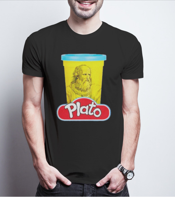Plato Philosopher Meets Play Doh Parody Mashup T-Shirt