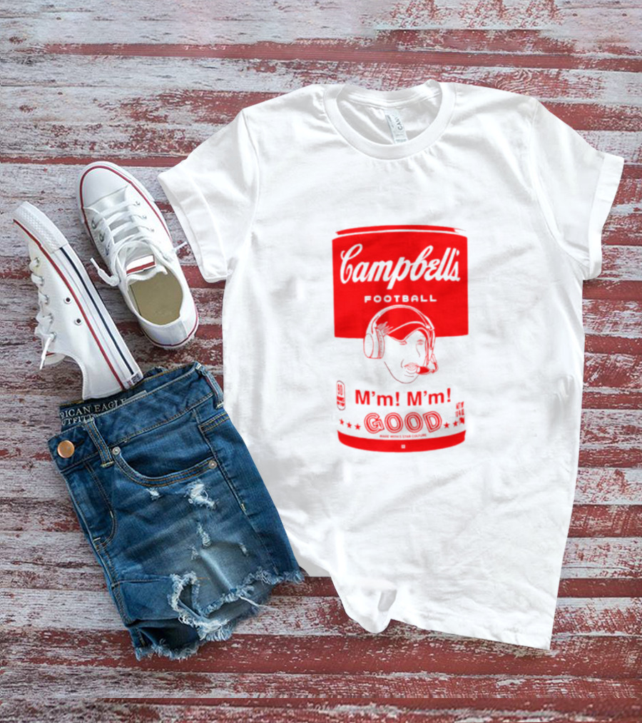 Campbell’s Football M’m M’m Good Soup Headset Coach T-Shirt
