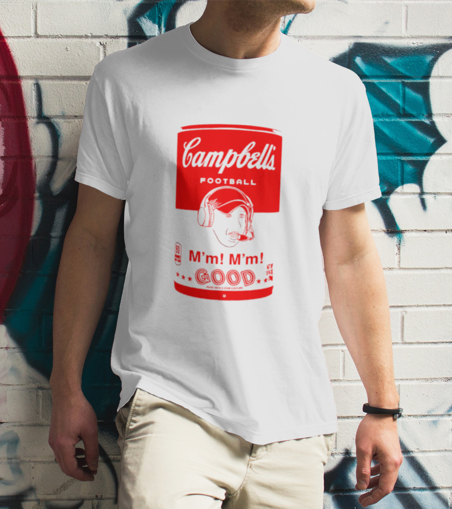 Campbell’s Football M’m M’m Good Soup Headset Coach T-Shirt