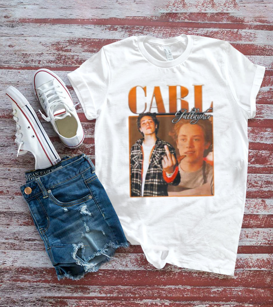 Carl Gallagher 90s Inspired Grunge Aesthetic With Attitude T-Shirt