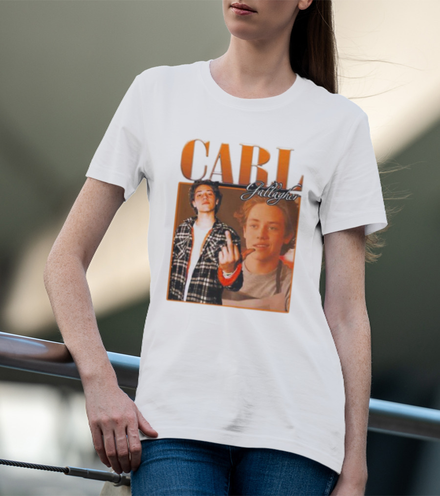 Carl Gallagher 90s Inspired Grunge Aesthetic With Attitude T-Shirt