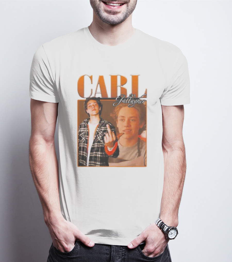 Carl Gallagher 90s Inspired Grunge Aesthetic With Attitude T-Shirt