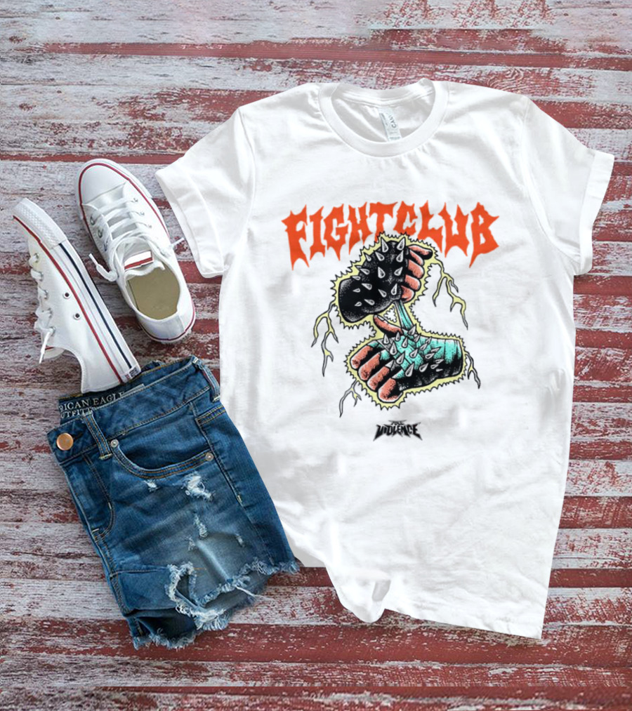 Fight Club Gloves Spiked Violence T-Shirt