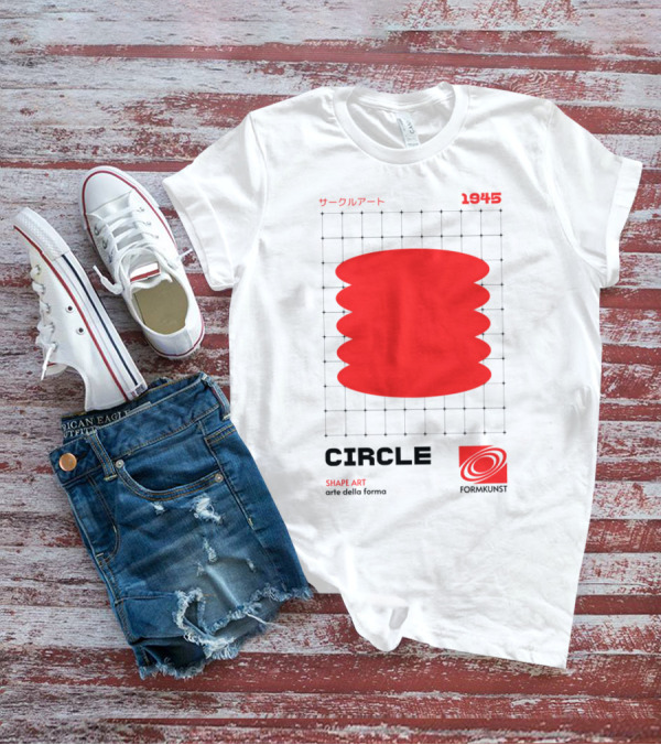 Circle Shape Art 1945 サークルアート Formkunst Arte Della Forma T-Shirt