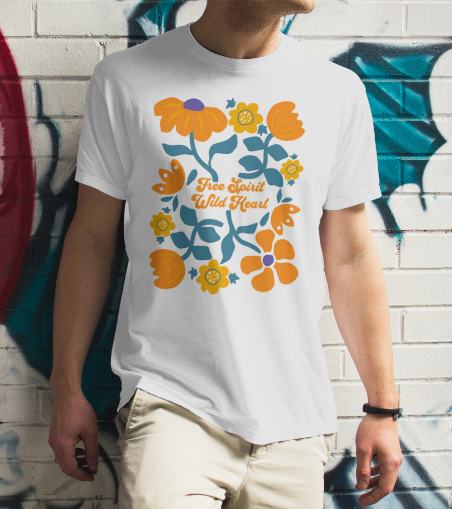Free Spirit Wild Heart Floral T-Shirt