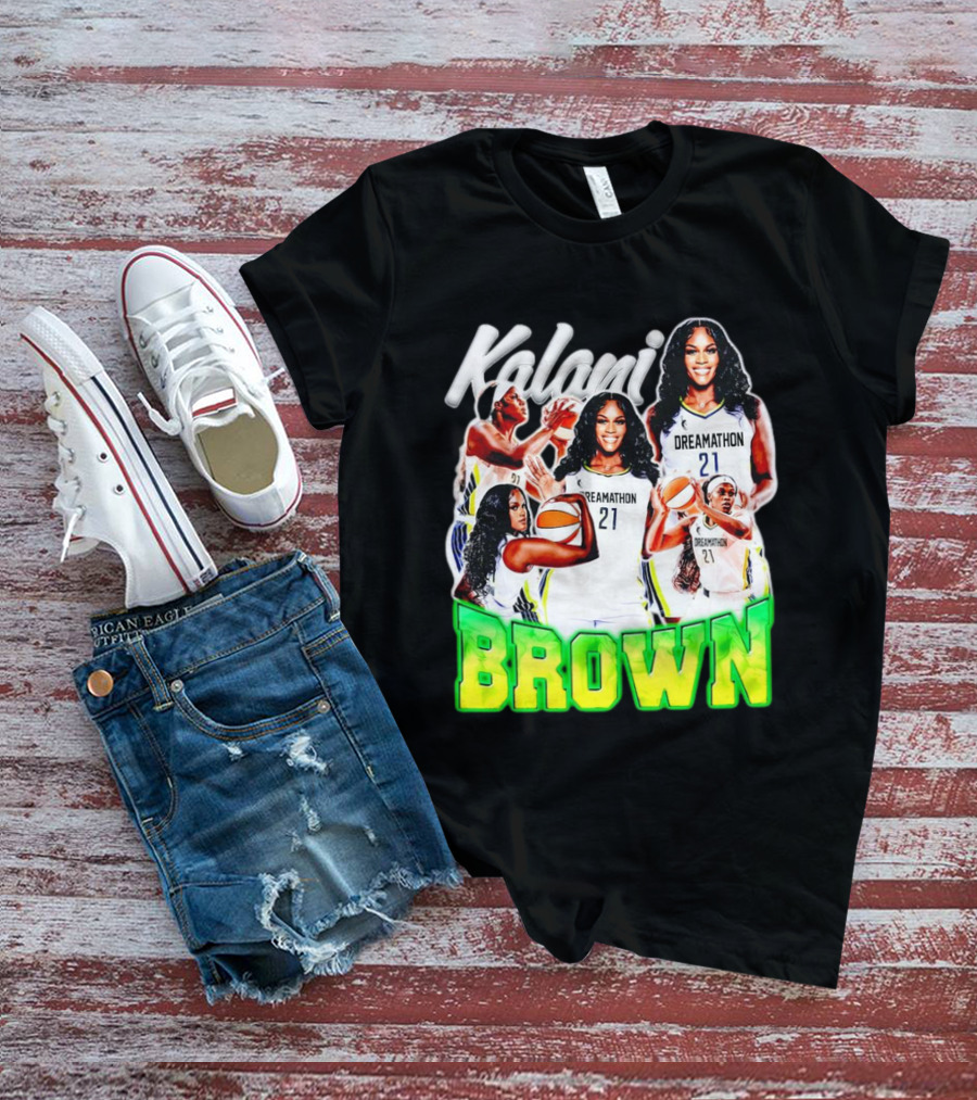 Kalani Brown Dreamathon 21 Basketball Legends T-Shirt