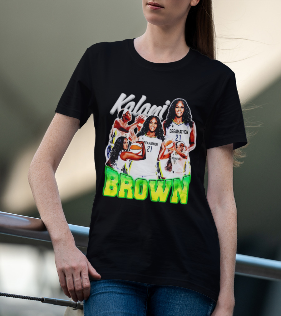 Kalani Brown Dreamathon 21 Basketball Legends T-Shirt