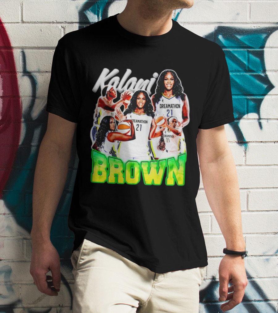 Kalani Brown Dreamathon 21 Basketball Legends T-Shirt