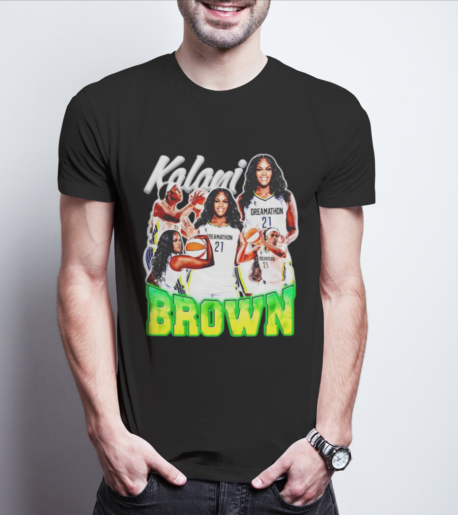 Kalani Brown Dreamathon 21 Basketball Legends T-Shirt