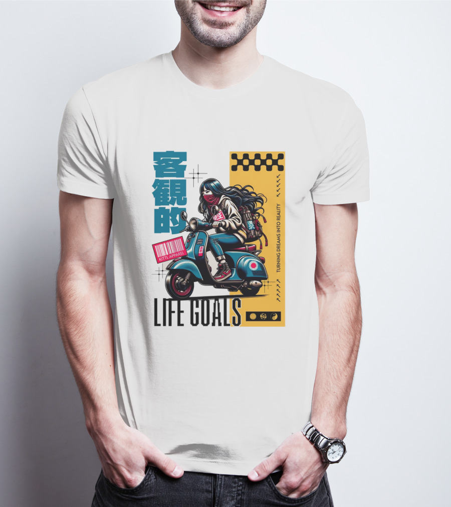 LIFE GOALS LITTLE APPAREL TURNING DREAMS INTO REALITY T-Shirt