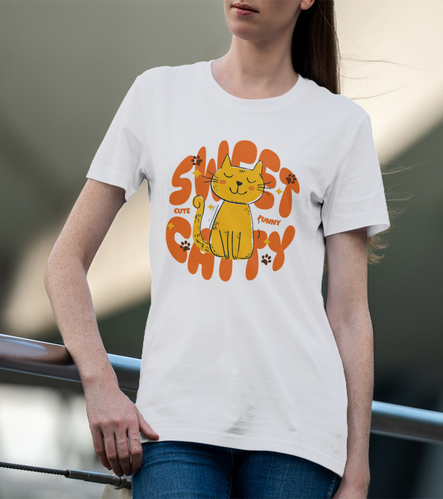 Sweet Cat Cute Funny T-Shirt